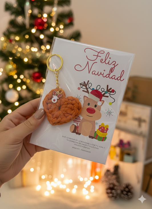 Pack 12 unidades Llaveros navideños