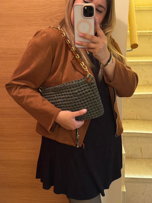 Bolso Madrid Verde Militar