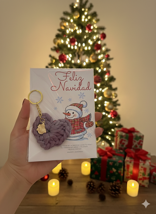 Pack 12 unidades Llaveros navideños